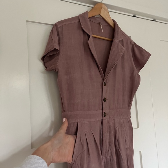 Free People Margot Short Sleeve Coverall - Picture 4 of 10